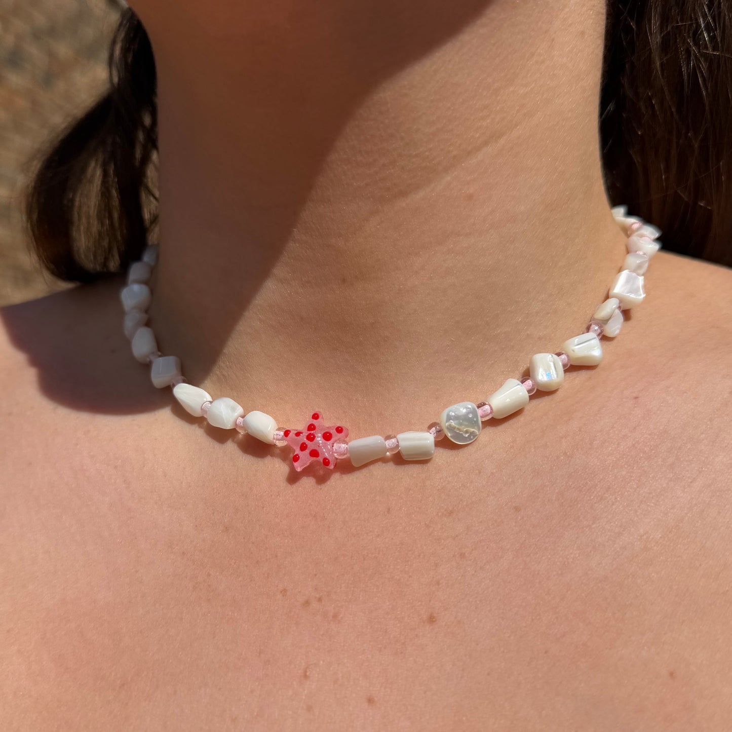 PINK GLASS STARFISH