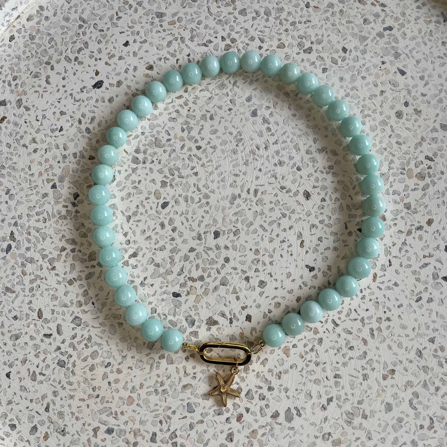 POSIE NECKLACE - BLUE AMAZONITE